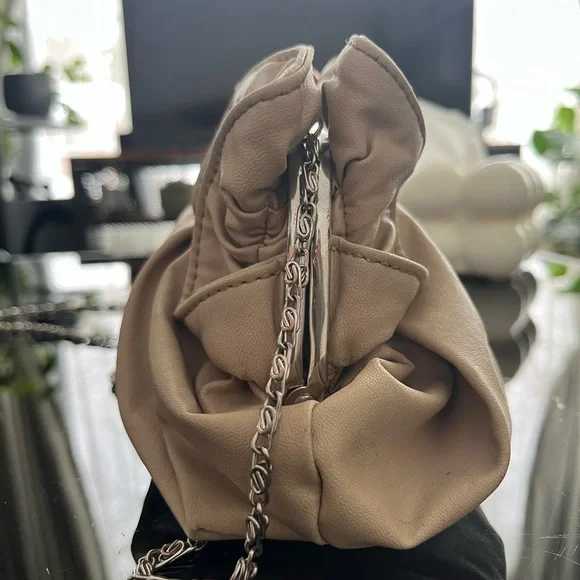 Call It Spring Tan Ruffle Shoulder Bag - Picture 6 of 9